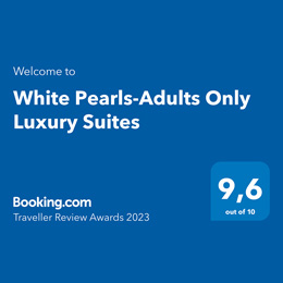 Luxury Suites in Kos, White Pearls - Booking.com 2022 award